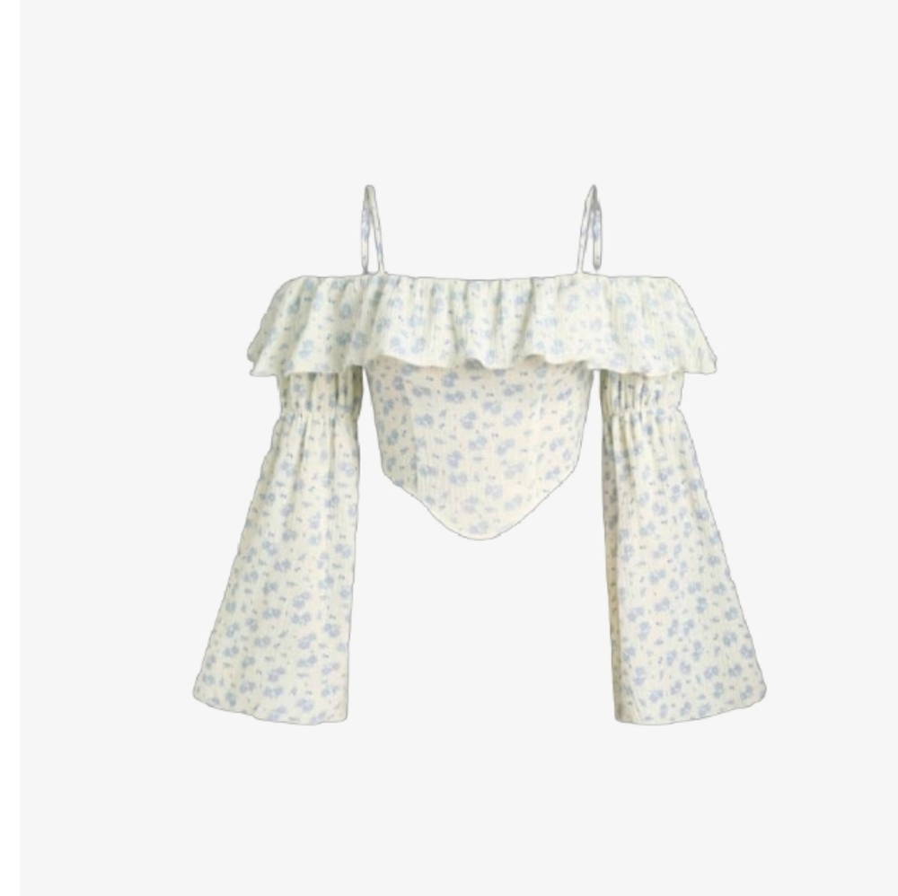 Cider Floral Off-Shoulder Top